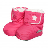 Ροζ χειμωνιάτικες μπότες με απλικέ αστέρι Sterntaler 332725 