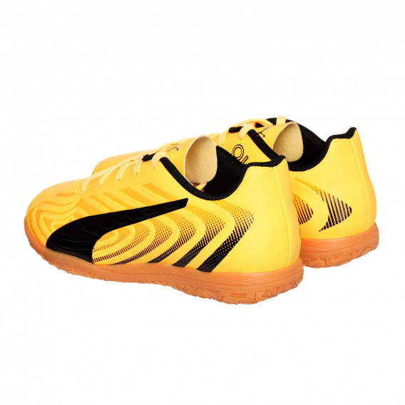 Κίτρινα αθλητικά παπούτσια τρεξίματος με μαύρες λεπτομέρειες Puma 332843 5