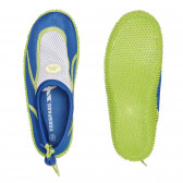 Μπλε παπούτσια νερού με πράσινες λεπτομέρειες Trespass 332855 3