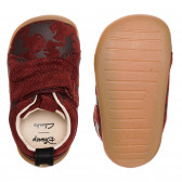 Κόκκινες δερμάτινες μπότες Lion King Clarks 332895 3