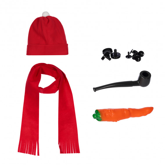 Σετ αξεσουάρ χιονάνθρωπου σε κόκκινο χρώμα GT 333044 