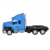 Μπλε φορτηγό μεταφοράς αυτοκινήτων με 3 αυτοκίνητα GOT 333245 3