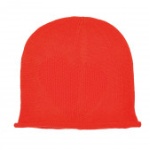 Καπέλο με κεντήματα καρδιάς, κόκκινο Benetton 333480 