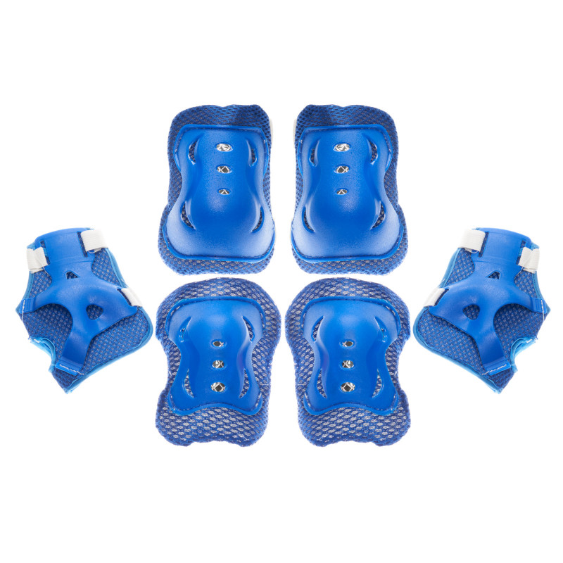 Σετ προστατευτικά για γόνατα και αγκώνες σε μπλε χρώμα  33381