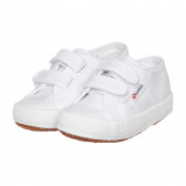 Λευκά υφασμάτινα αθλητικά παπούτσια Superga 333983 