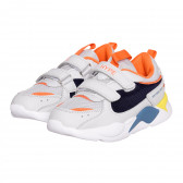 Αθλητικά παπούτσια με πορτοκαλί αποχρώσεις, γκρι HYPE 334592 