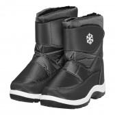 Μπότες Apres με σχέδιο νιφάδας χιονιού, γκρι Best buy shoes 334664 