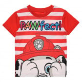 Βαμβακερές πιτζάμες Paw patrol, κόκκινες Paw patrol 334821 7