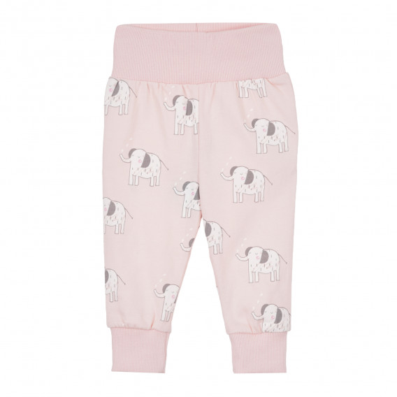 Βαμβακερό παντελόνι μωβ, σε ροζ χρώμα Pinokio 334971 