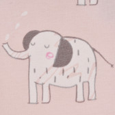 Βαμβακερό παντελόνι μωβ, σε ροζ χρώμα Pinokio 334973 3