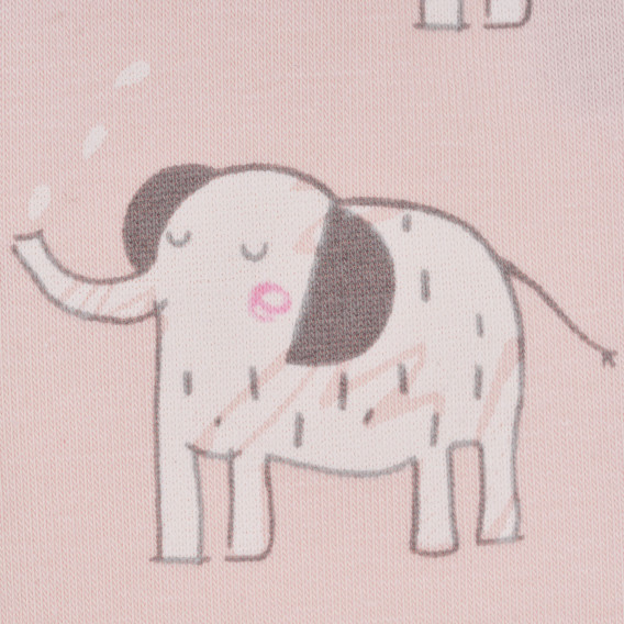 Βαμβακερό παντελόνι μωβ, σε ροζ χρώμα Pinokio 334973 3