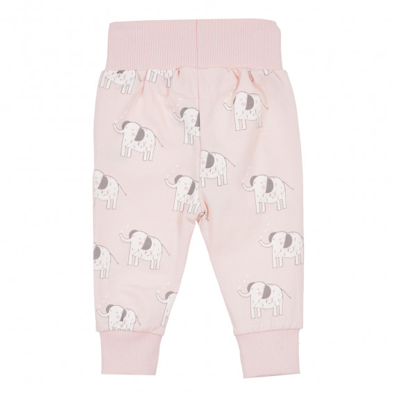 Βαμβακερό παντελόνι μωβ, σε ροζ χρώμα Pinokio 334974 4