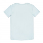 Μέντα κοντομάνικη μπλούζα με πέτρινες πινελιές Guess 335014 4