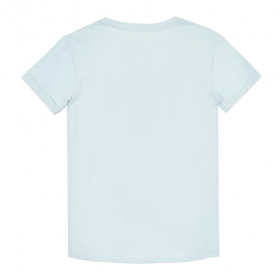 Μέντα κοντομάνικη μπλούζα με πέτρινες πινελιές Guess 335014 4