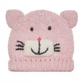 Καπέλο με αυτιά και απλικέ panda για ένα μωρό, ροζ Chicco 335179 