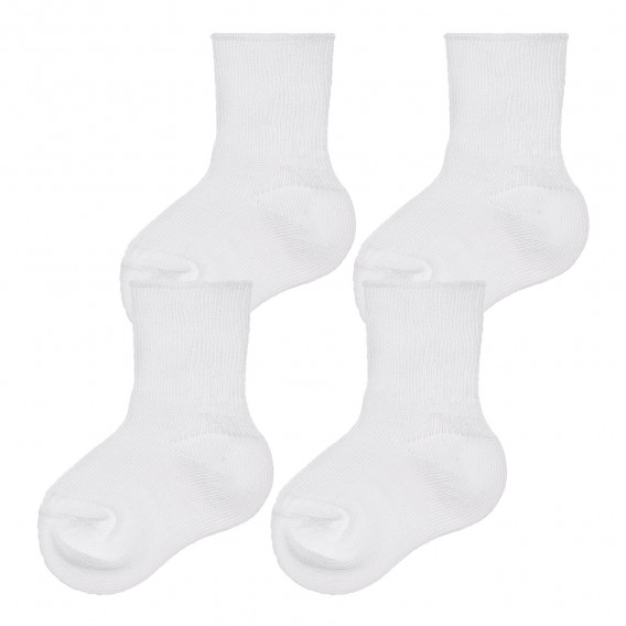Νεογέννητες βαμβακερές κάλτσες, λευκές Chicco 335186 