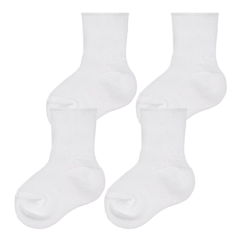 Νεογέννητες βαμβακερές κάλτσες, λευκές  335186