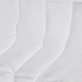 Νεογέννητες βαμβακερές κάλτσες, λευκές Chicco 335187 2