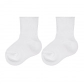 Νεογέννητες βαμβακερές κάλτσες, λευκές Chicco 335188 3
