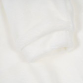 Βαμβακερή ολόσωμη φόρμα με αρκουδάκι, λευκή Chicco 335193 3