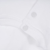Chicco μακρυμάνικη βαμβακερή μπλούζα σε λευκό χρώμα για μωρό Chicco 335241 3