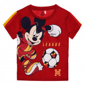 Βαμβακερό μπλουζάκι Mickey Mouse, κόκκινο Mickey Mouse 335247 