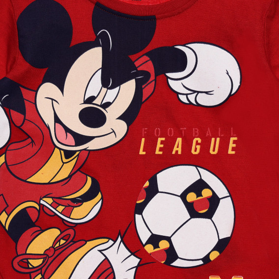 Βαμβακερό μπλουζάκι Mickey Mouse, κόκκινο Mickey Mouse 335248 2