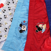 Σετ πέντε σλιπ Mickey Mouse για μωρό, πολύχρωμο Mickey Mouse 335257 3
