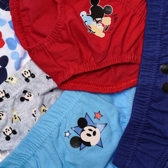 Σετ πέντε σλιπ Mickey Mouse για μωρό, πολύχρωμο Mickey Mouse 335258 4