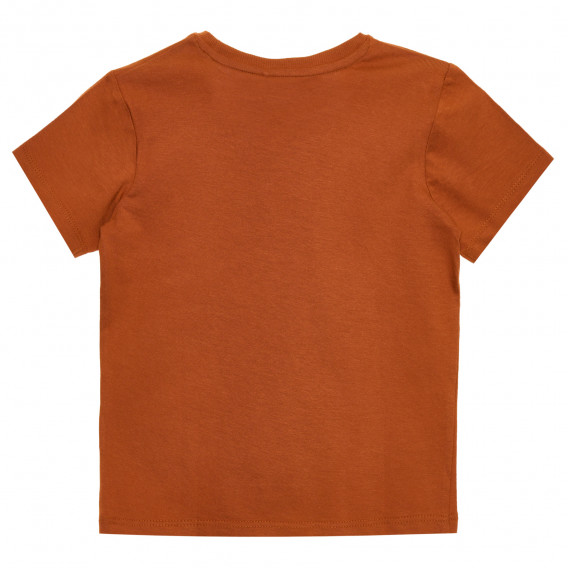 Μπλουζάκι από οργανικό βαμβάκι με γραφικό σχέδιο, κόκκινο Name it 335762 7