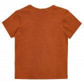 Μπλουζάκι από οργανικό βαμβάκι με γραφικό σχέδιο, κόκκινο Name it 335789 8