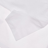Μπλουζάκι από οργανικό βαμβάκι με γραφικό σχέδιο σε λευκό Name it 335796 6