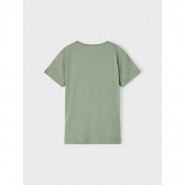 Πράσινο βαμβακερό μπλουζάκι με στάμπα T-REX Name it 335962 2