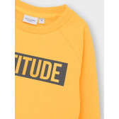 Κίτρινη μακρυμάνικη μπλούζα με επιγραφή &#39;&#39;Attitude&#39;&#39; Name it 336003 3