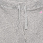 Παντελόνι με ροζ λογότυπο της μάρκας και διπλωμένα πόδια Benetton 336110 2