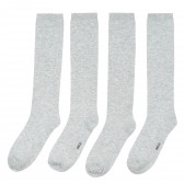 Σετ από δύο ζεύγη κάλτσες με το λογότυπο της μάρκας, μπλε Chicco 336134 