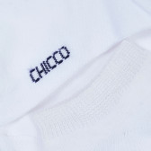 Σετ δύο ζευγών κοντών καλτσών με το λογότυπο της μάρκας, λευκό Chicco 336185 2