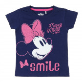 Σετ βαμβακερό μπλουζάκι και σορτς Minnie Mouse, μπλε Minnie Mouse 336231 2