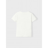 Το Mood βαμβακερό μπλουζάκι είναι φοβερό για το μωρό, λευκό Name it 336418 2