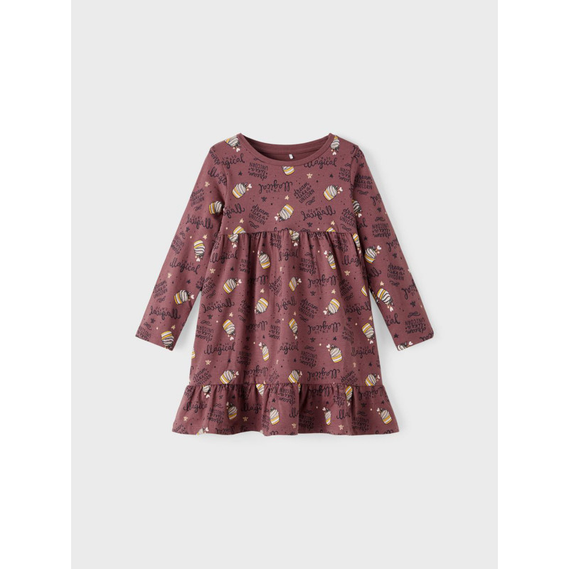 Ονειρεμένο βαμβακερό φόρεμα για μωρό, ροζ  336450