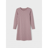 Φόρεμα από οργανικό βαμβάκι με figural print, ροζ Name it 336515 