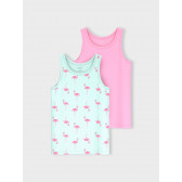Σετ μπλουζάκια από οργανικό βαμβάκι για μωρά, πολύχρωμα Name it 336638 