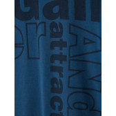 Βαμβακερό T-shirt Θετικές δονήσεις, σκούρο μπλε Name it 336644 3