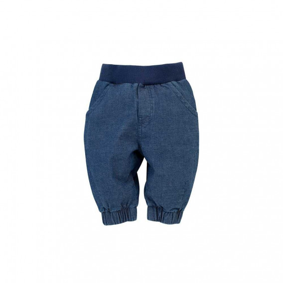 Βαμβακερό βρεφικό παντελόνι, μπλε Pinokio 336654 