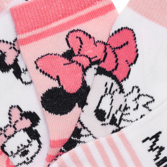 Σετ πέντε κάλτσες Minnie Mouse, πολύχρωμες Minnie Mouse 336865 3