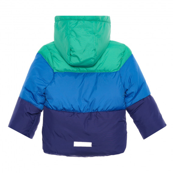 Χειμερινό μπουφάν με πολύχρωμες ρίγες Cool club 339690 8