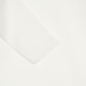 Βαμβακερή μπλούζα - πόλο με το λογότυπο της μάρκας για μωρό, λευκή Benetton 340544 2