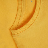 Βαμβακερό μπλουζάκι vintage spirit, κίτρινο Name it 340658 3