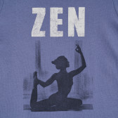 T-shirt ZEN βαμβακερό, μπλε Name it 340673 2