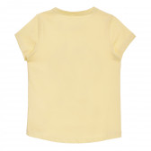 Βαμβακερό T-shirt Me time, κίτρινο Name it 340794 4